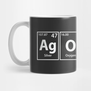 Agony (Ag-O-N-Y) Periodic Elements Spelling Mug